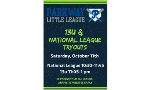 13u & National League Tryouts