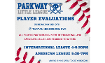 Evaluation Day Required for ALL International and American League Players